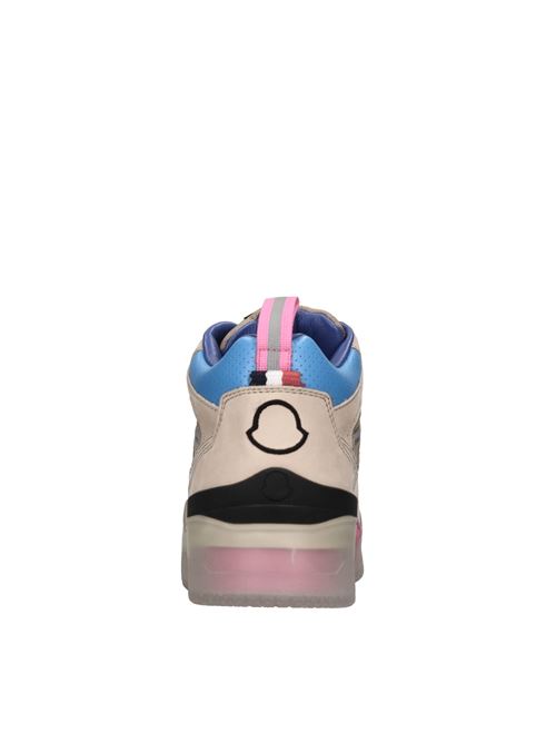 Sneakers in pelle ed ecopelle MONCLER | PIVOT MIDMARRONE-BIANCO-BLU-VIOLA